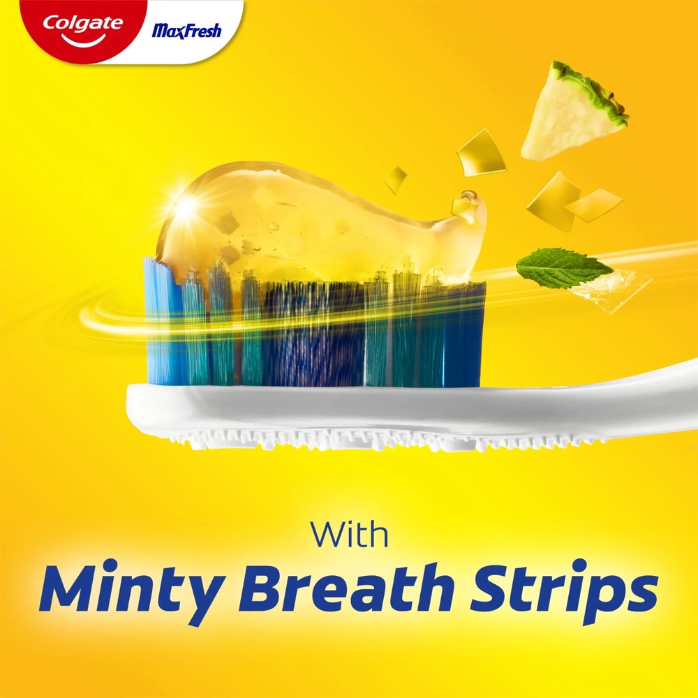 2 Colgate Max Fresh Anticavity Fluoride Toothpaste Mint Pineapple Coconut Crush