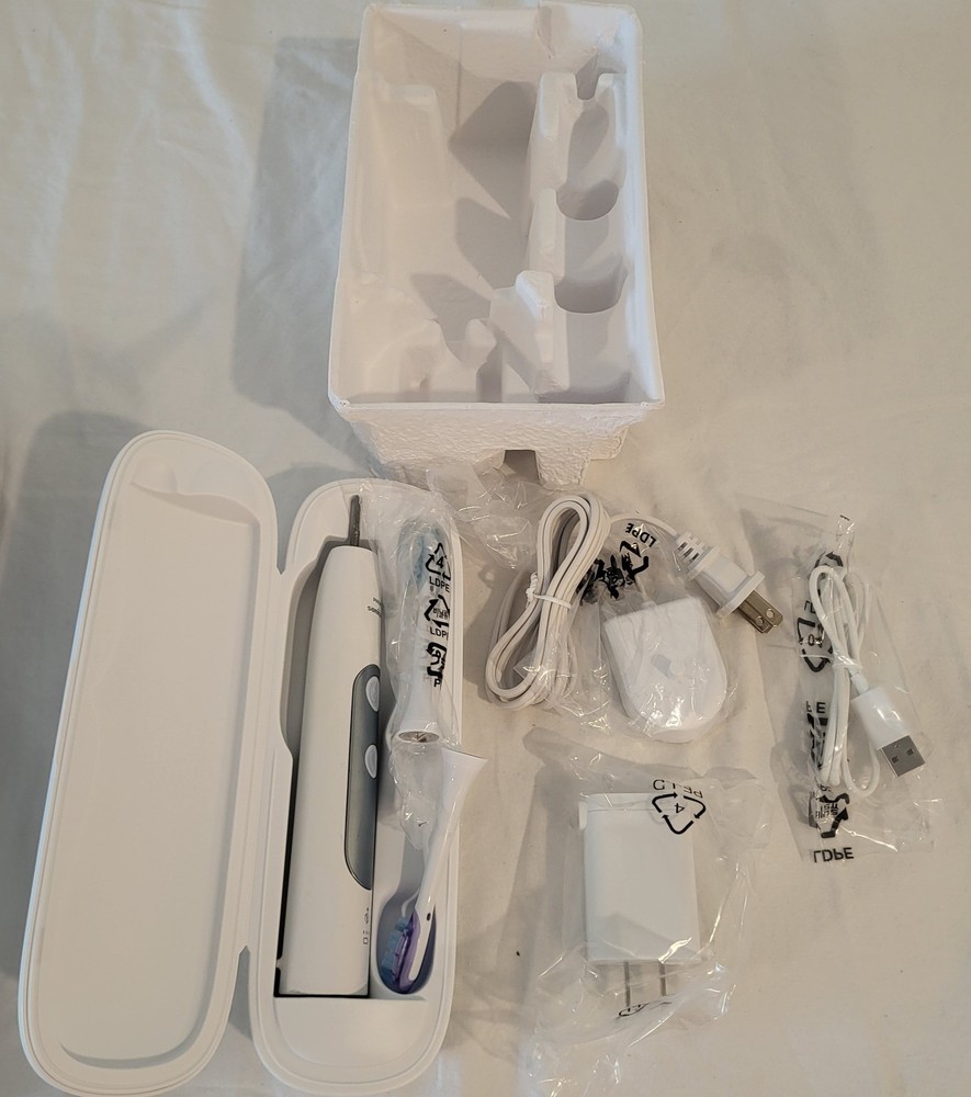 Philips Sonicare ExpertClean 7500 Sonic Electric Toothbrush-White Open Box-Teste