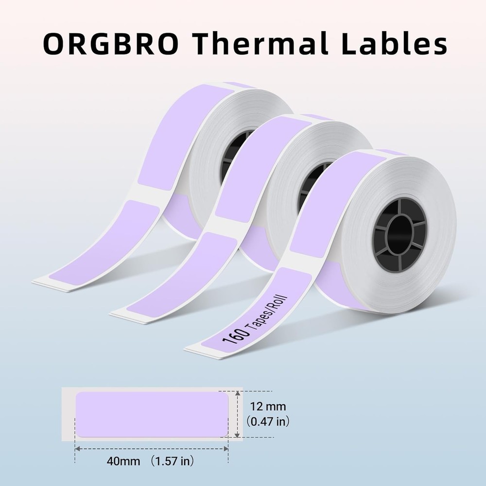 Label Maker Tape Compatible with D30 Label Printer/P21 Label Printer/ORGSTA S...