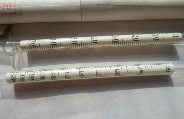 Hydrometer Specific Gravity 0.1 / Baume 10-20%