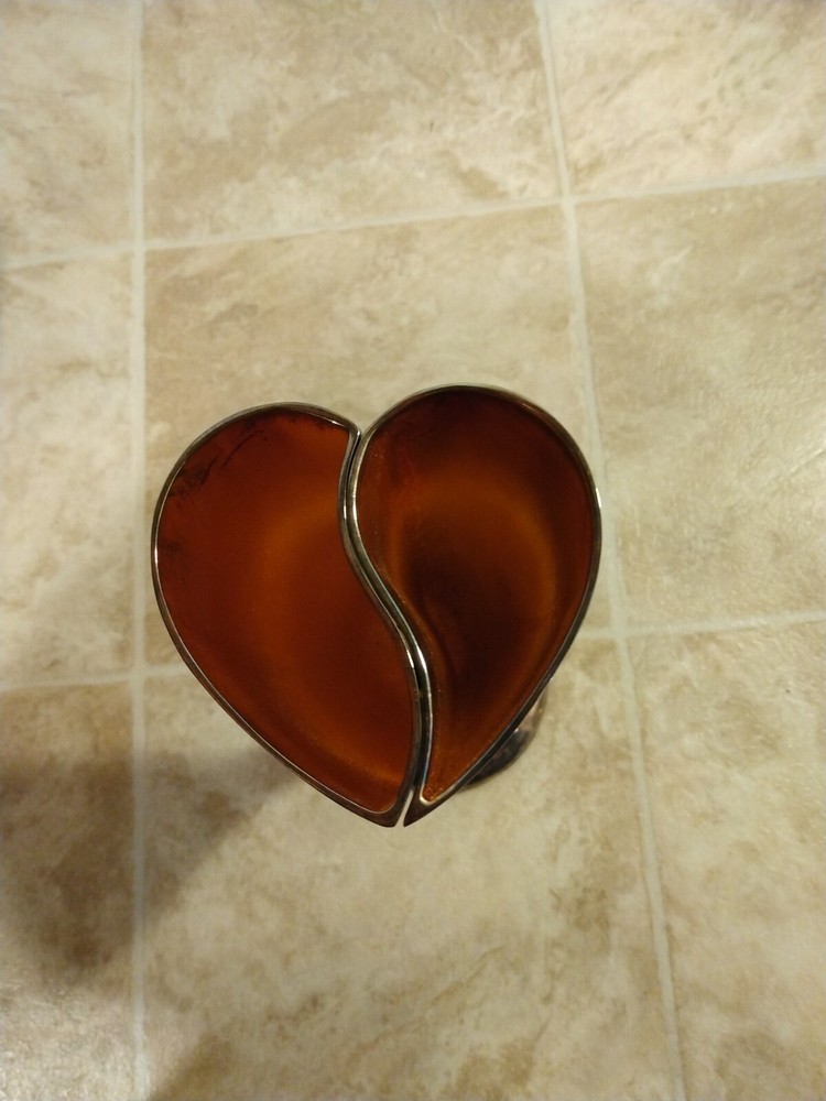 Silver Plated Wedding/Anniversary Goblets Heart-shaped