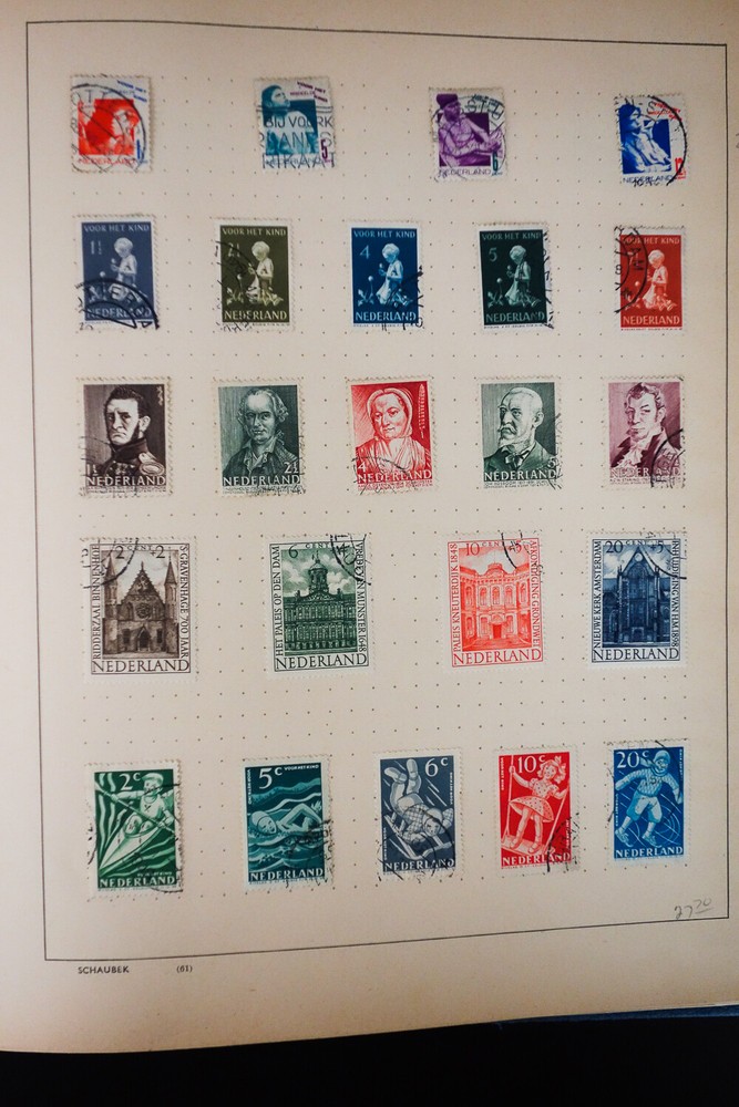 Netherlands Solid Early Stamp Collection