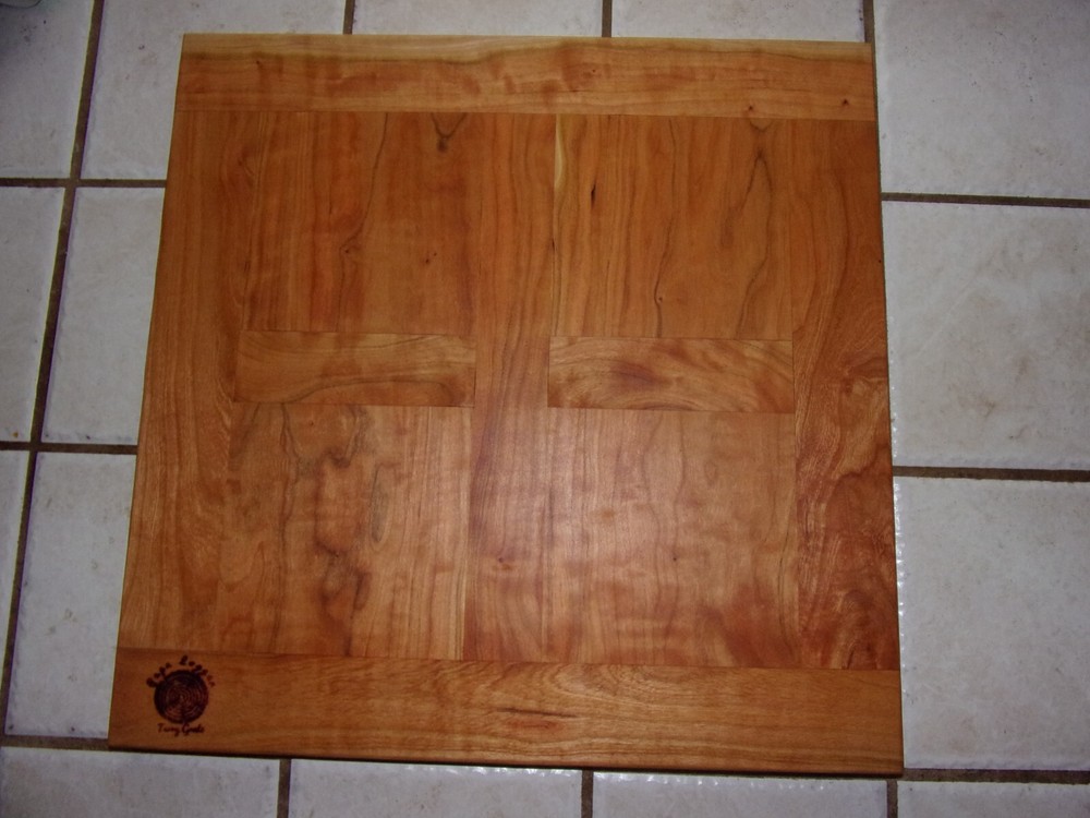 DECORATIVE CHARCUTERIE CUTTING BOARD SOLID CHERRY WEDDING CHRISTMAS HANDMADE
