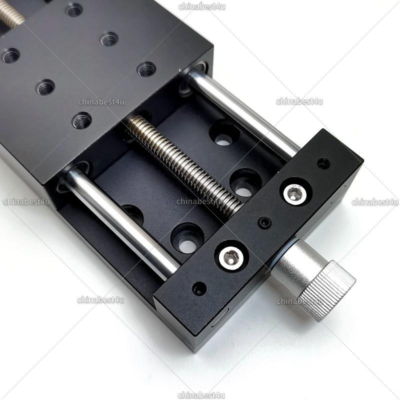 X-Axis Manual Linear Stage Translation Displacement Platform Stroke 80A-DB100