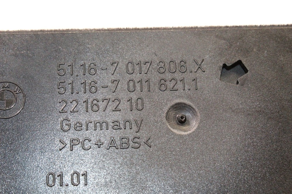 2005 BMW 745I 6-DISC CD STORAGE BOX ASSEMBLY L1636