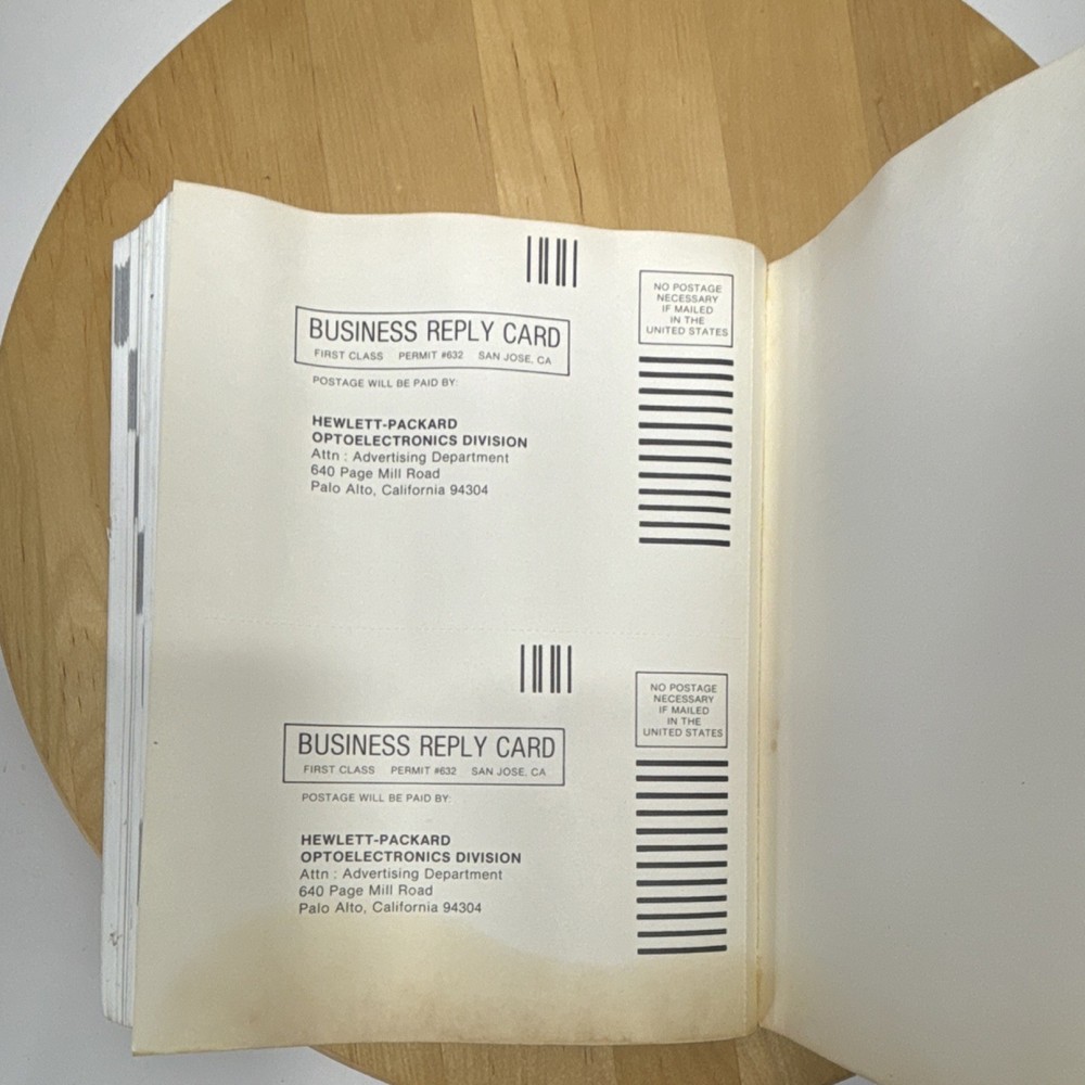 Hewlett Packard Optoelectronics Designer's Catalog 1981