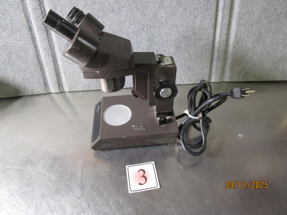 Swift Inst Stereo Eighty Microscope No Eye Pieces