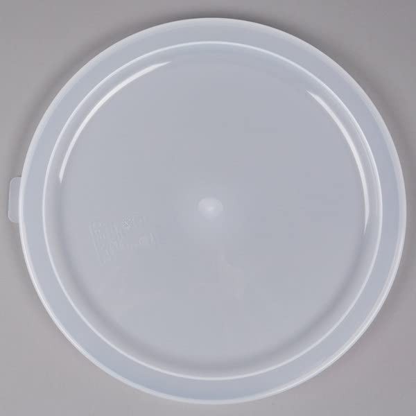 RFSC12PP190 Round Lid For 12 18 22 Quart Translucent Storage Container