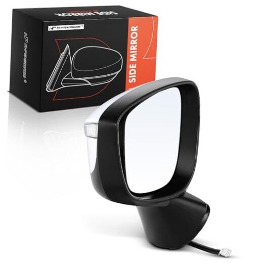 Driver Side Power Door Mirror Compatible with Mazda CX Left Driver Side White