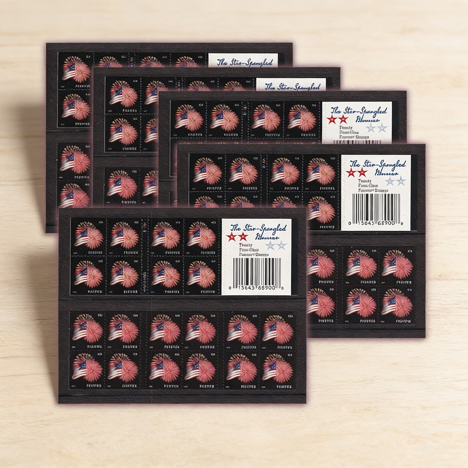 2019 Star-Spangled Banner Forever Stamps Scott #5390-5393 - 100 MNH