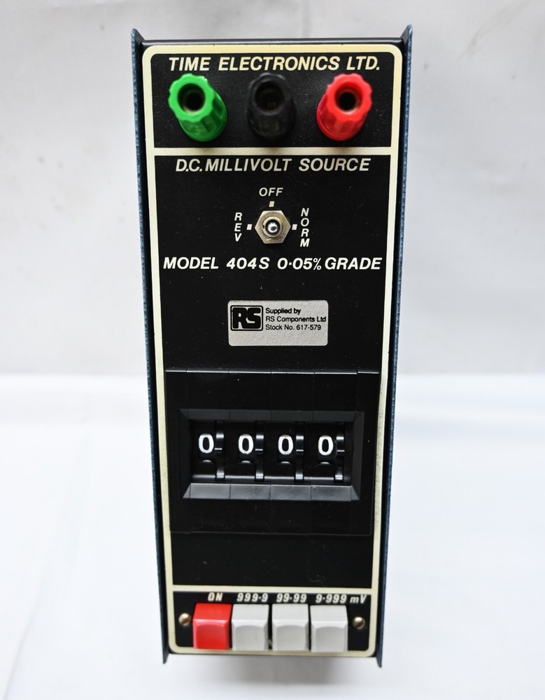 Time Electronics 404S DC Millivolt Source Multi Function Calibrator With Case