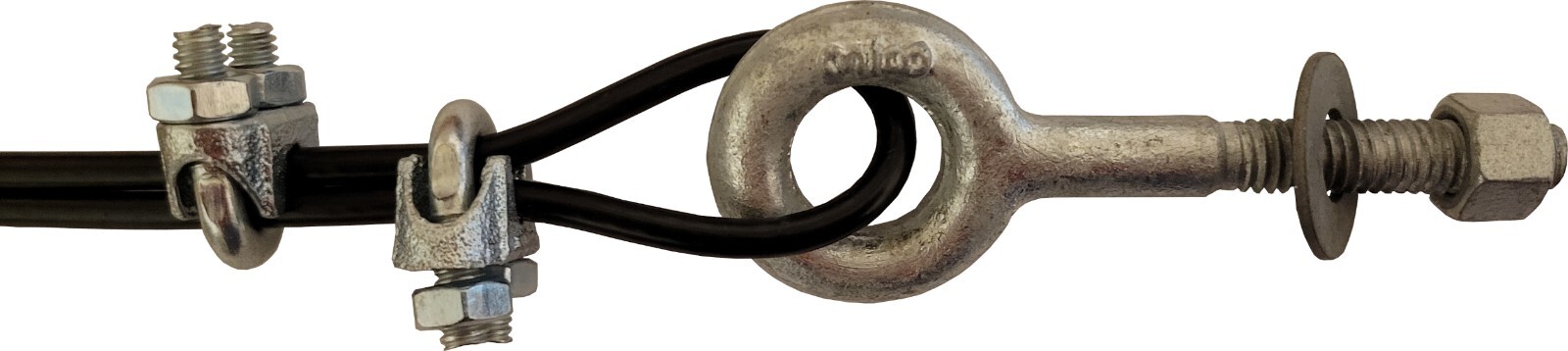 Eye Bolts 2.5" to 12" Drop Forged / Hot Dipped Galvanized Steel Eye Bolt Eyebolt