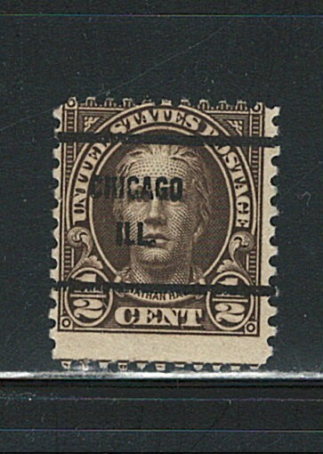 US Chicago ILL Precancel single Stamp (used)