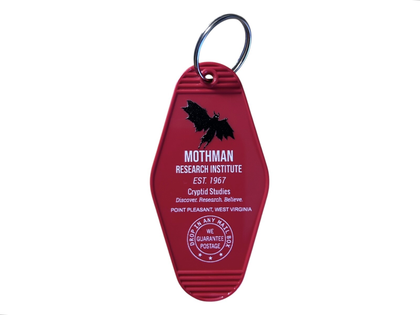 MOTHMAN Research Institute Keytag New Keychain with Free Shipping