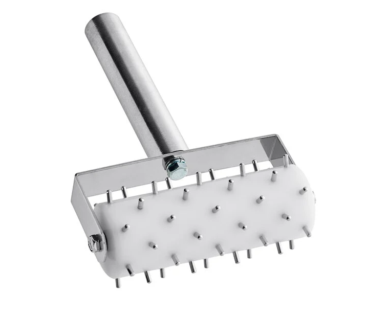 5 1/2" Wide Dough Docker with Stainless Steel Handle