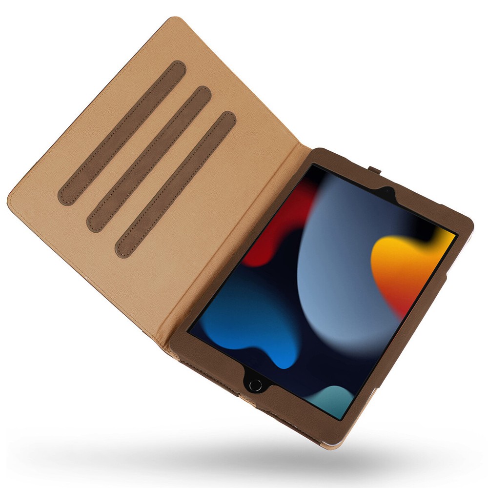 iPad 9th 8th 7th Generation 10.2" Case Leather Stand Cover with Screen Protector