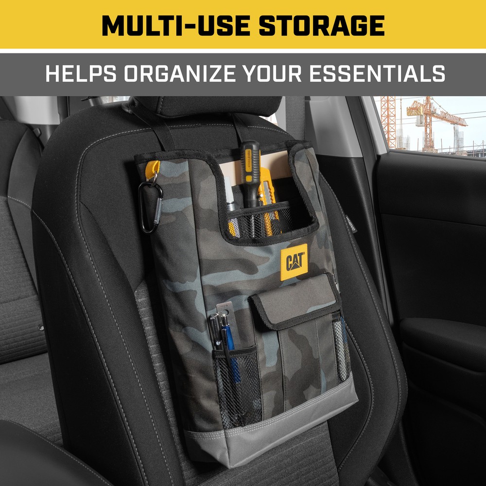 Camo Pattern Car Seat Organizer for Storage - Adjustable Straps- for Front /Back