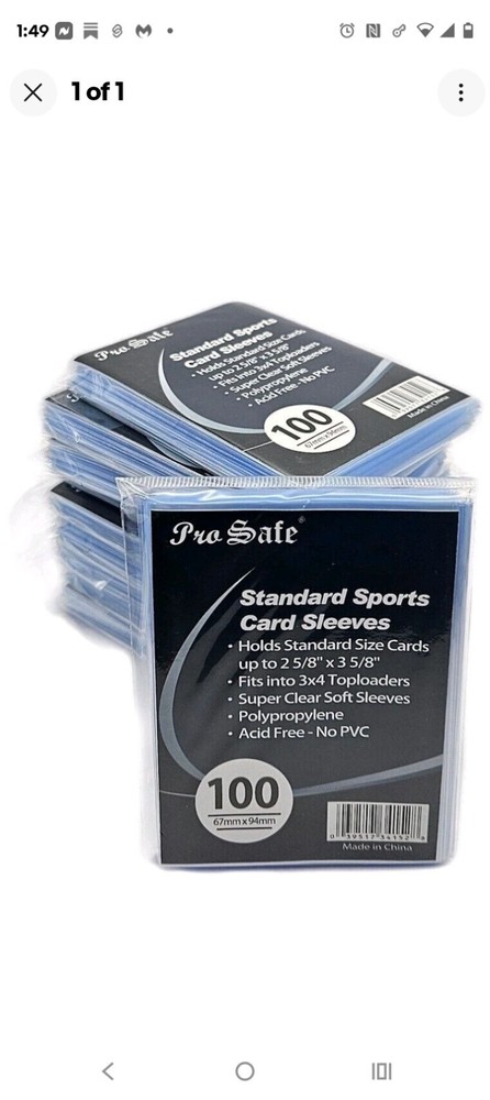 Pro Safe Soft PENNY Card SLEEVES 500 Count
