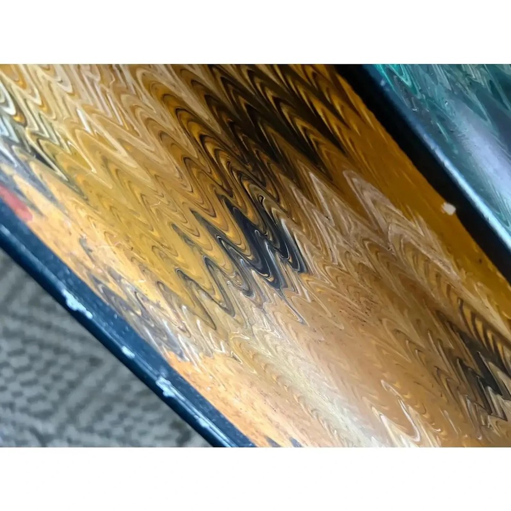 Vintage Italian Tole Book Stack Table