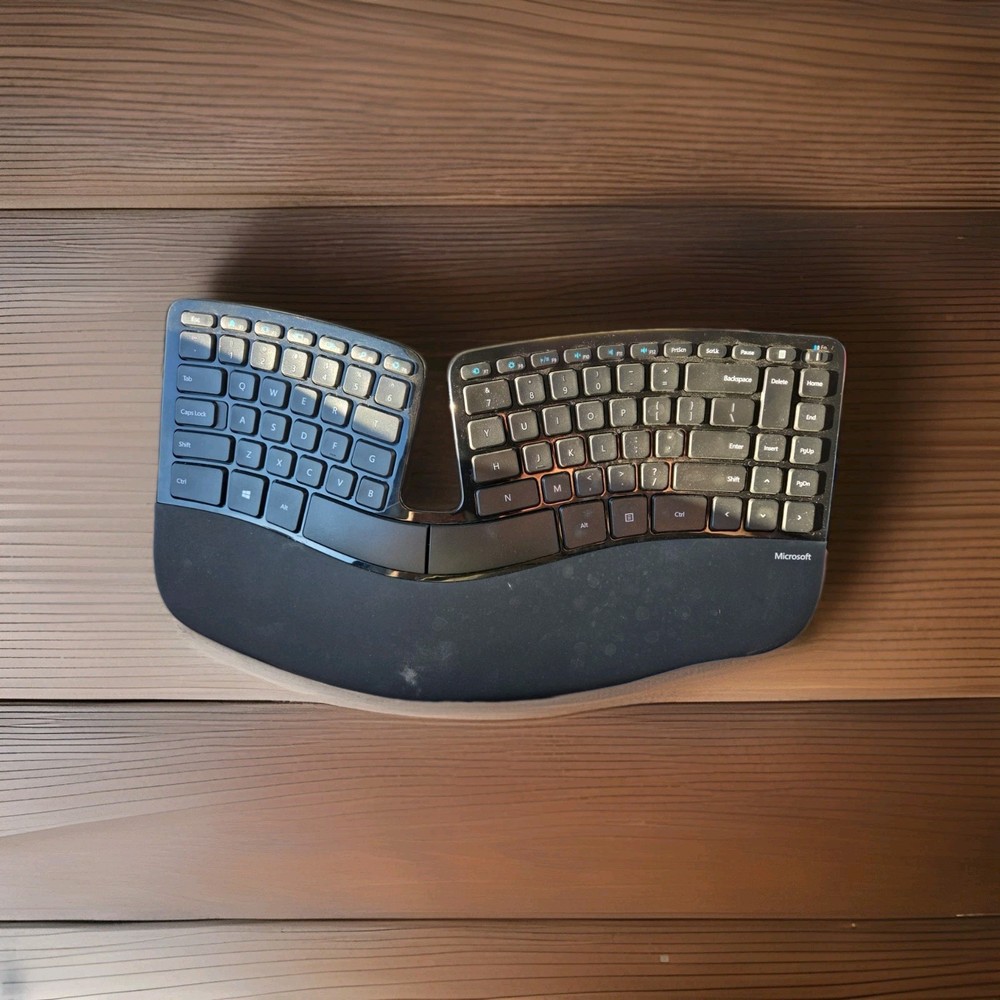 Microsoft - Sculpt Ergonomic Wireless Desktop Keyboard - NO USB