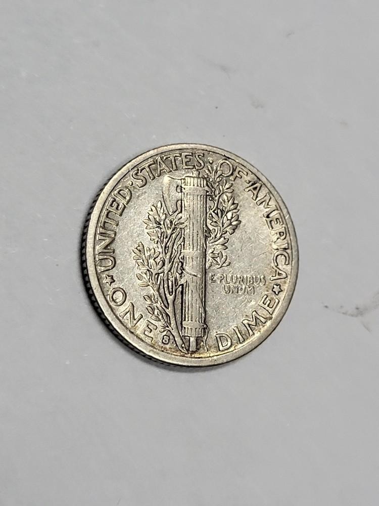 1939 S Mercury Dime