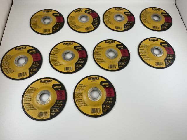 10 PACK DEWALT DW8424 4.5" CUTTING WHEEL HIGH PERFORMANCE NEW