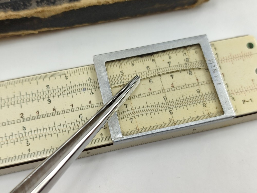Logarithmic Ruler Slide Wichmann m.b.H. System Rietz German WW2 Drawing Device