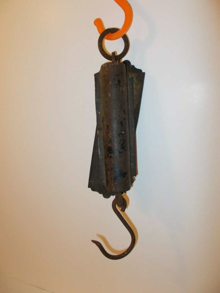 Vintage Frary's Improved Spring Balance Warranted Spring Scale 50 Lb Capacity