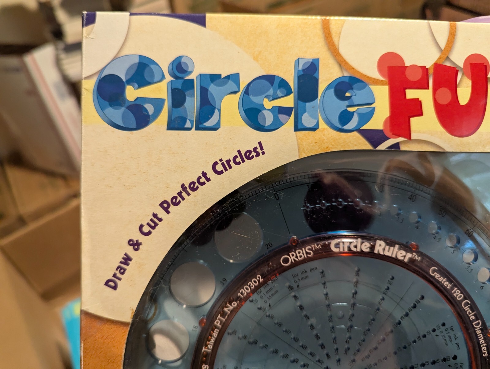 CIRCLE FUN Value Pack Draw and Cut Perfect Circles Arts & Crafts 100% COMPLETE