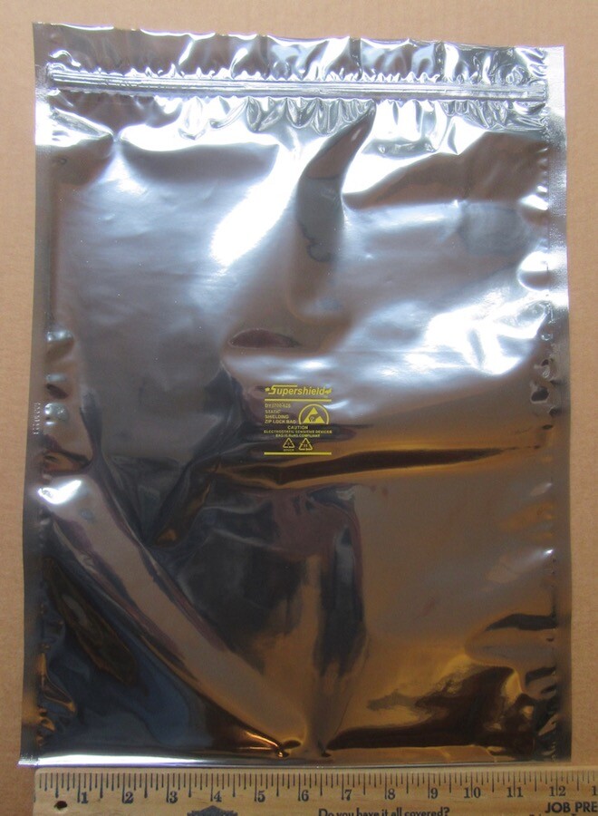 100 12x16" Zip-Top Dou Yee Static Shield Bags