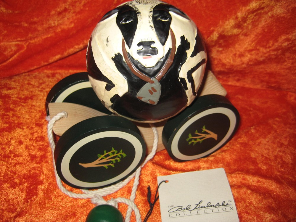 BRIERE PULL TOY COW JUMPED OVER THE MOON ROLY POLY BOB TIMBERLAKE COLLECTION