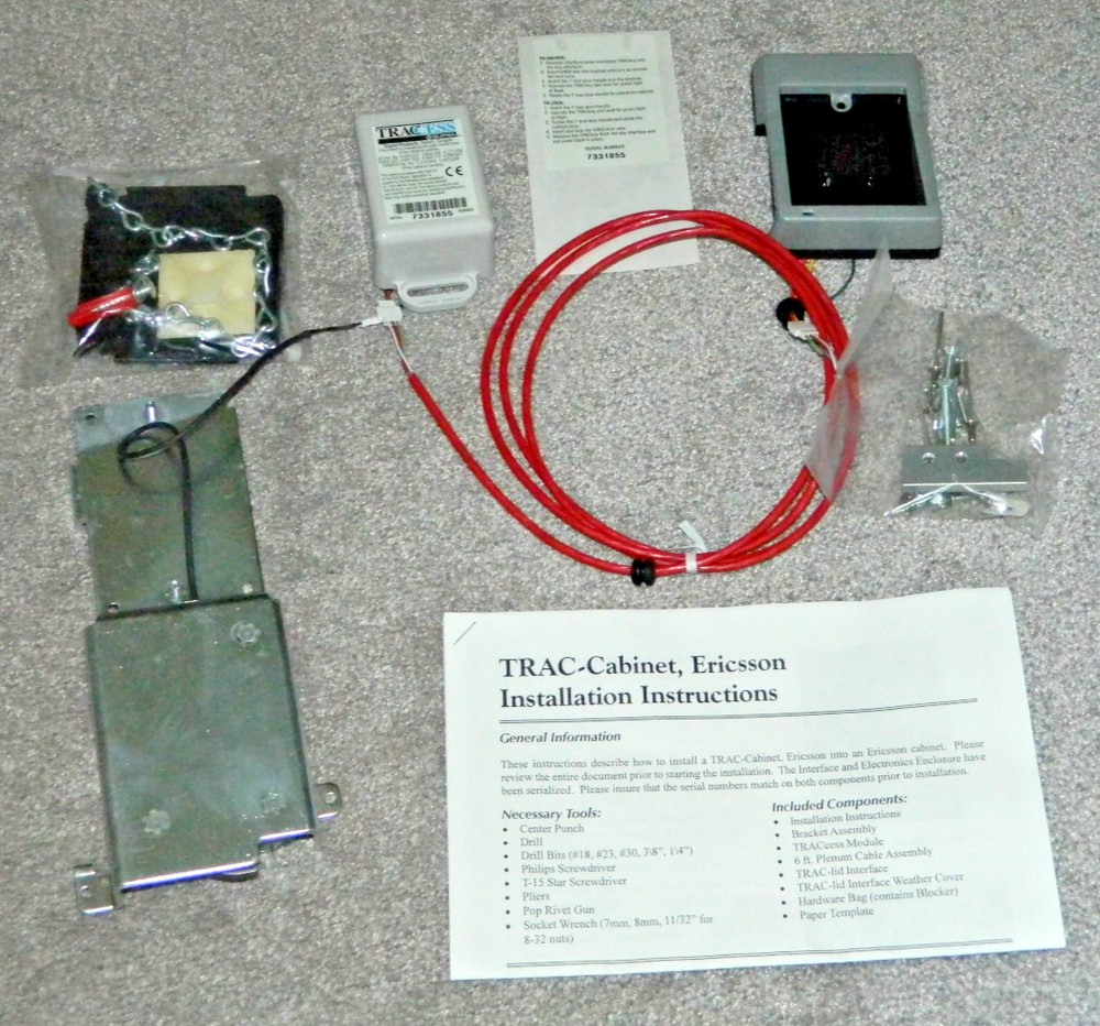 Never Used Traccess TRAC-Cabinet, Ericsson Electronic Lockset