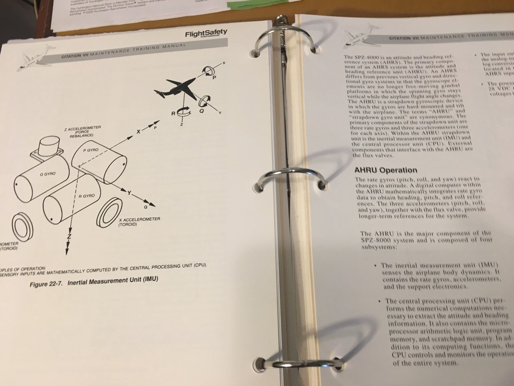Citation VII Maintenance Training Manuals, a 2 vol. set
