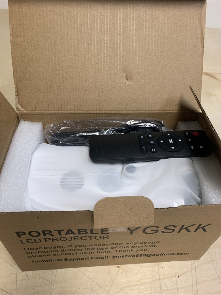 Portable LED projector- YGSKK- Opened Box