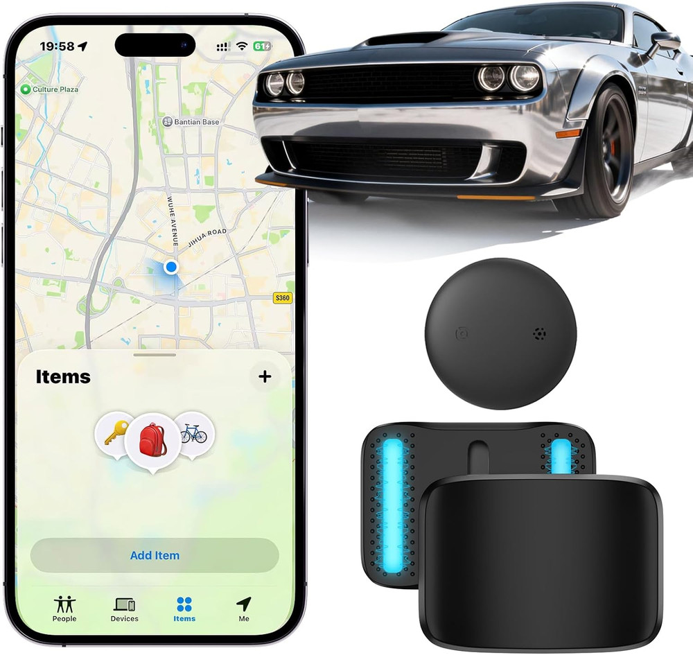 GPS Tracker for Vehicles (Ios Only), Mini Magnetic GPS Car Tracker Devices Hidde