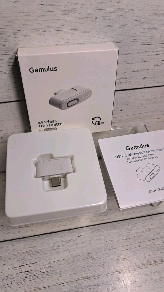 Bluetooth 5.0 Audio Adapter for Oculus Quest 2 Dongle for Bluetooth Earbuds Head