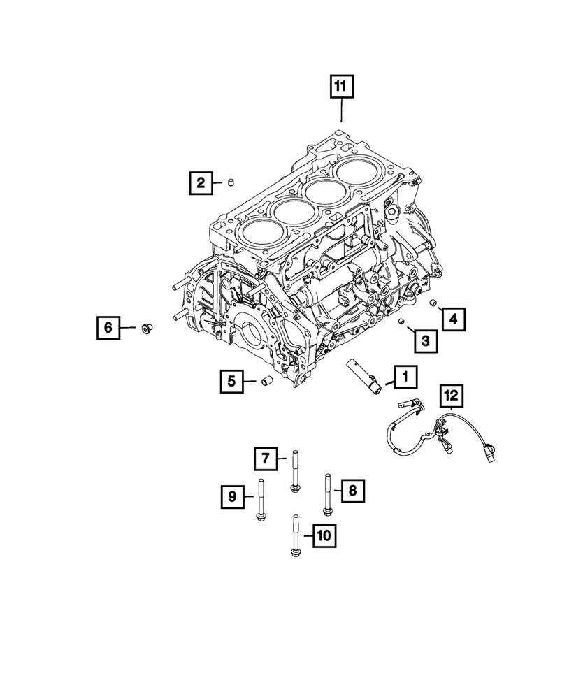 Genuine Mopar Hex Flange Head Bolt 06513189AA