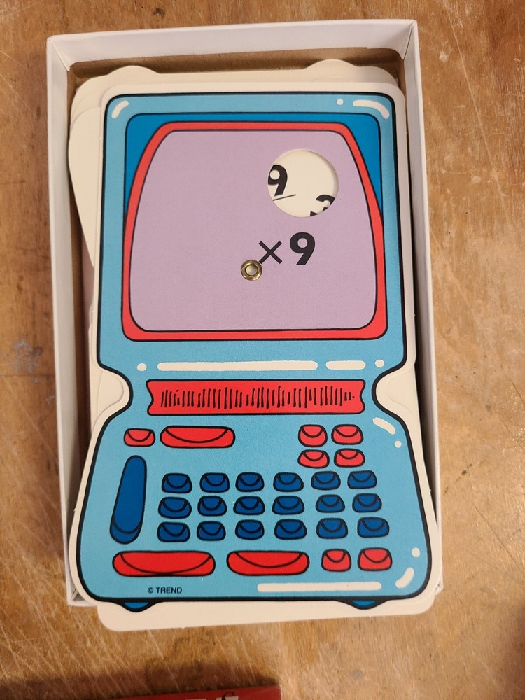 Various Multiplication/Division Flash Cards & Division Bingo - 6 Boxes