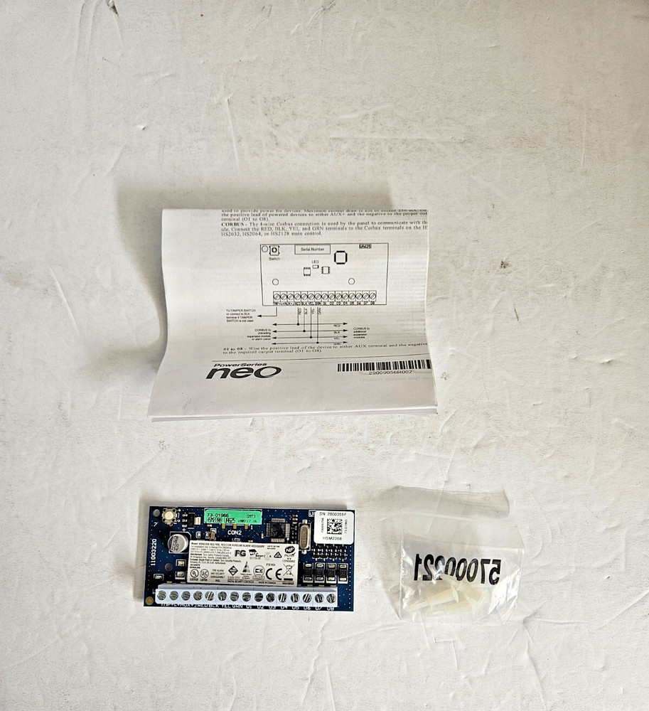 DSC HSM2208 PowerSeries Pro Neo Low Current Output Security Module NEW