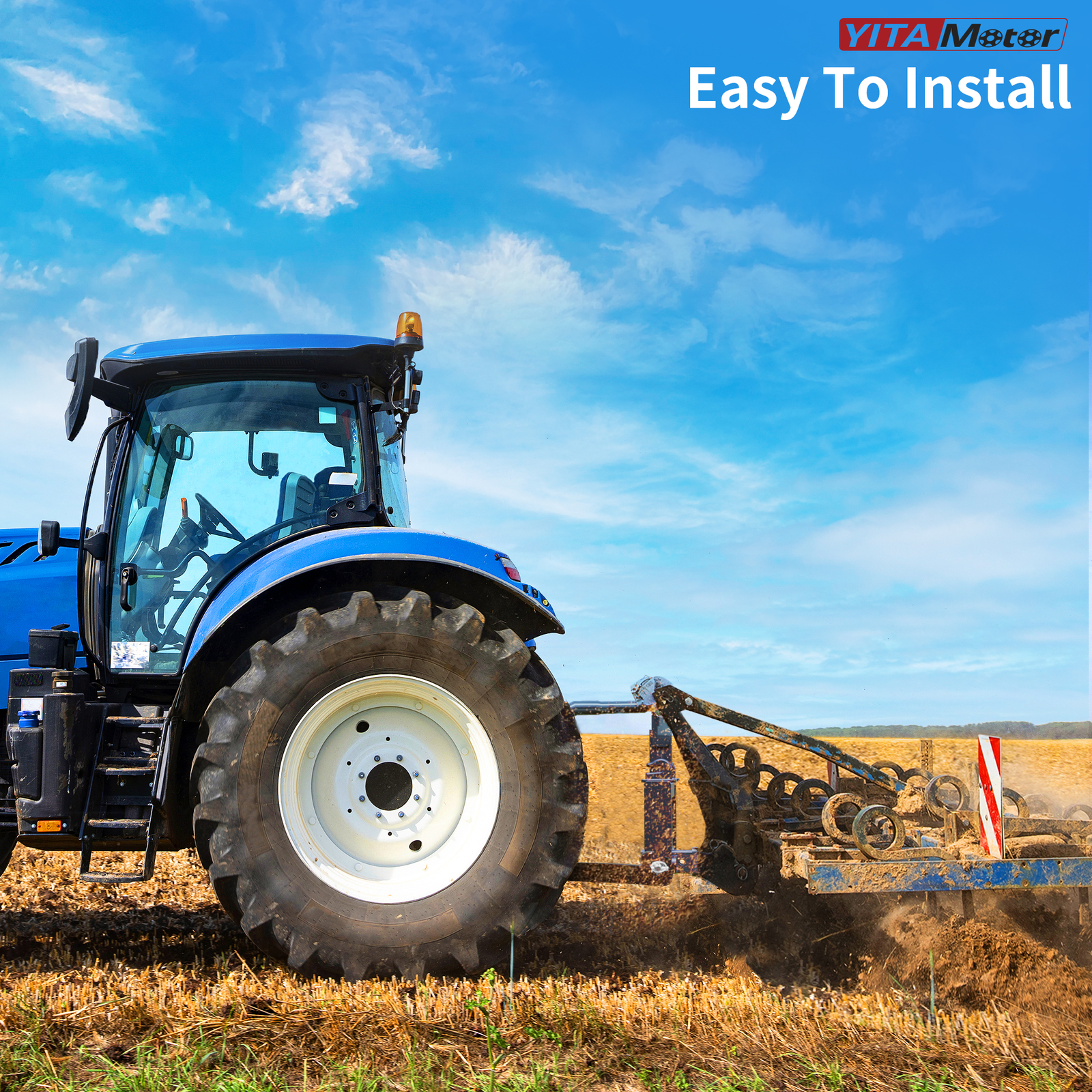 3 Point 2" Receiver Hitch Drawbar W/ 2 Hay Spear Holes for CAT 0 Tractor 3000lbs