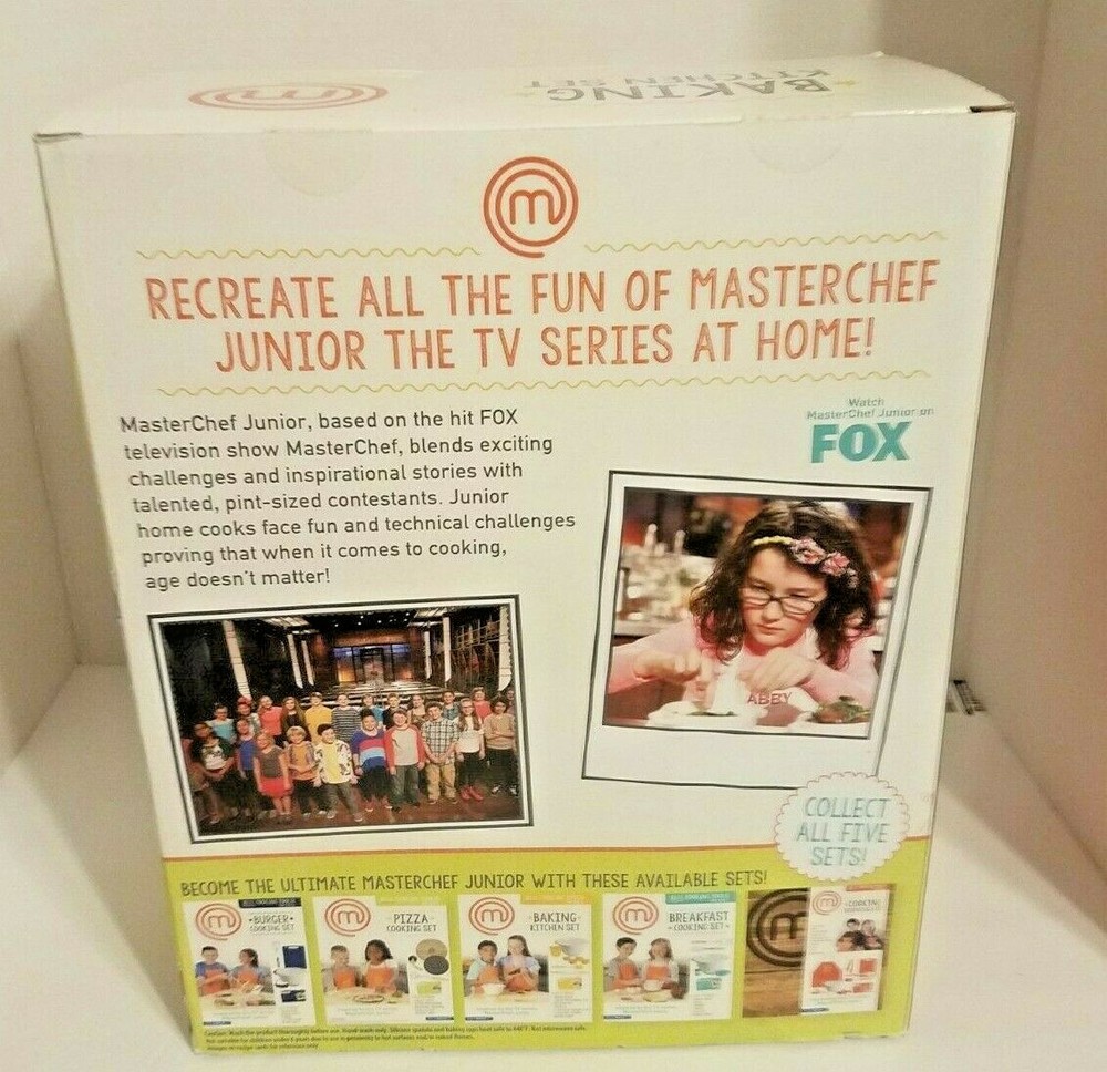 MasterChef Junior Baking Kitchen Set - 7 Pc. Kit Includes Real Cooking Tools