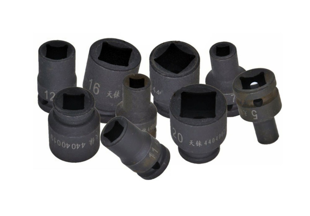 5-13mm 9pc 1/2" Dr. 4PT 4 Point Socket Set for Square Bolt Nut Pipe Plug