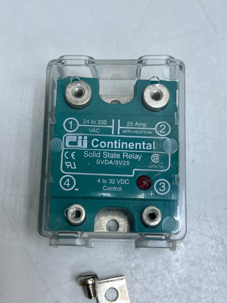 (LOT 2 PCS) CONTINENTAL SVDA/3V25 SOLID STATE RELAY
