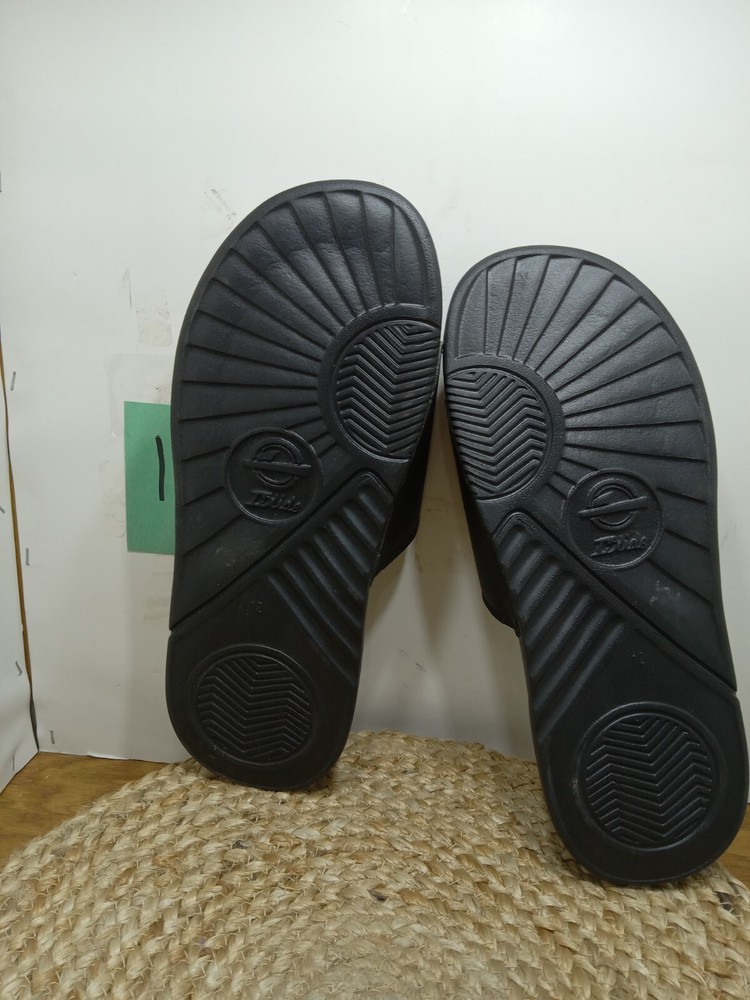 Mens Black Slides Beastmode Size 12 New