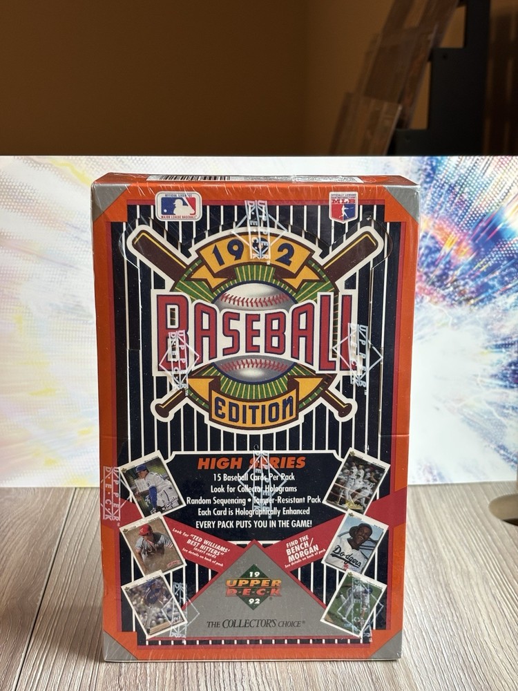 1992 Upper Deck High Series Baseball Sealed Box