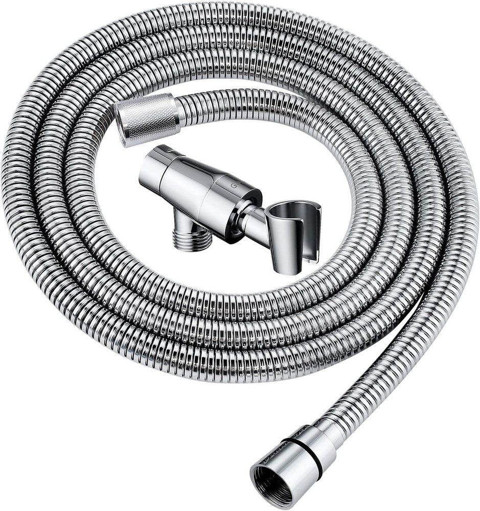 All Metal Shower Head Holder with Hose/Solid Brass Adjustable