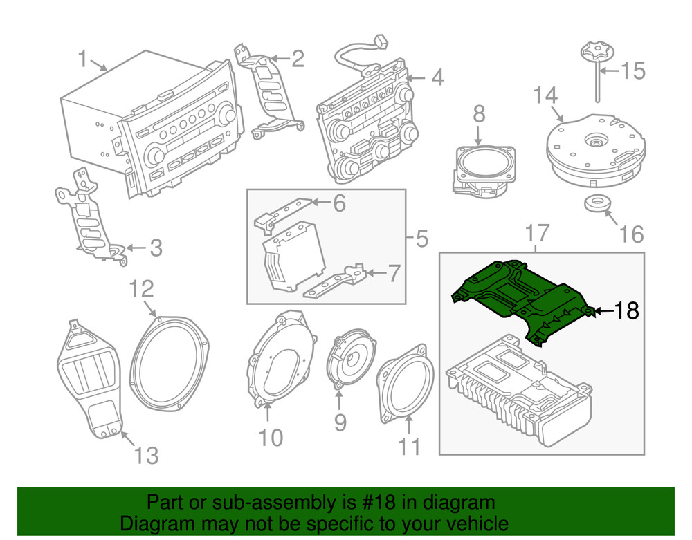 Genuine Nissan Bracket 25233-6GA0A