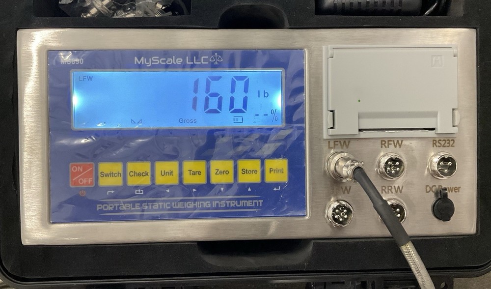 Myscale MS890 Portable Static Scale With Cord + Extra Attachments