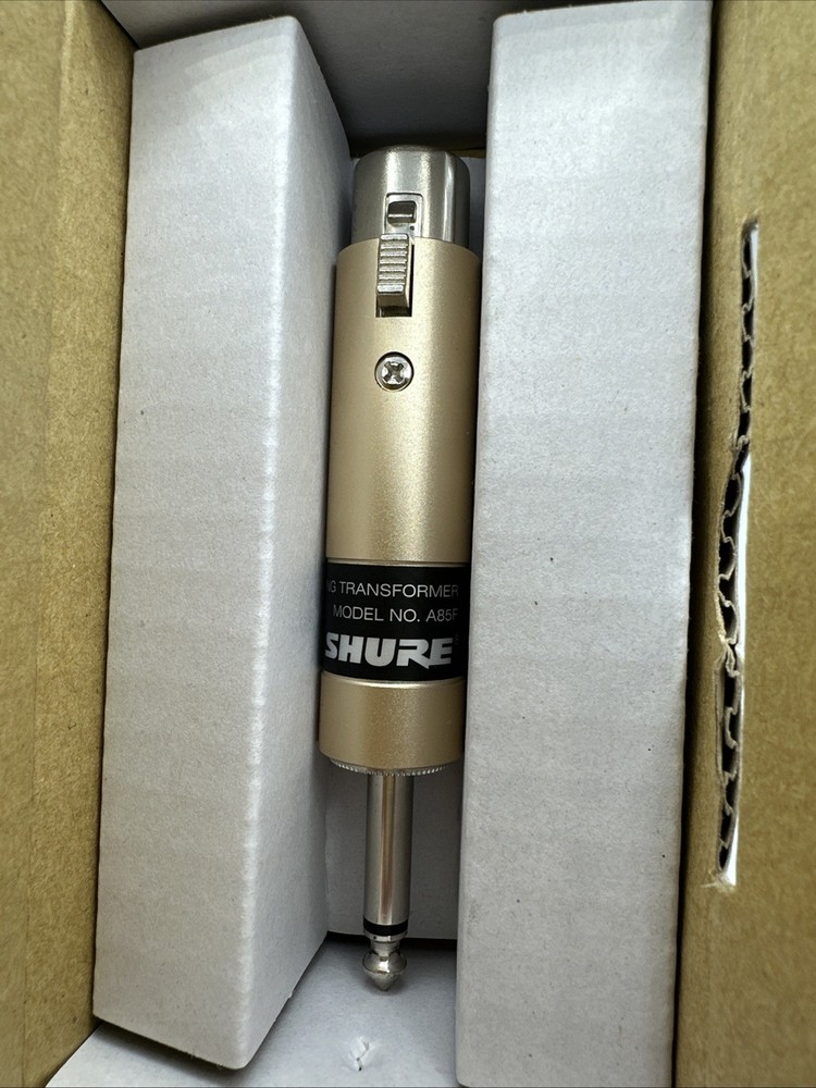 Shure A85F Impedance Matching Transformer with Original Box