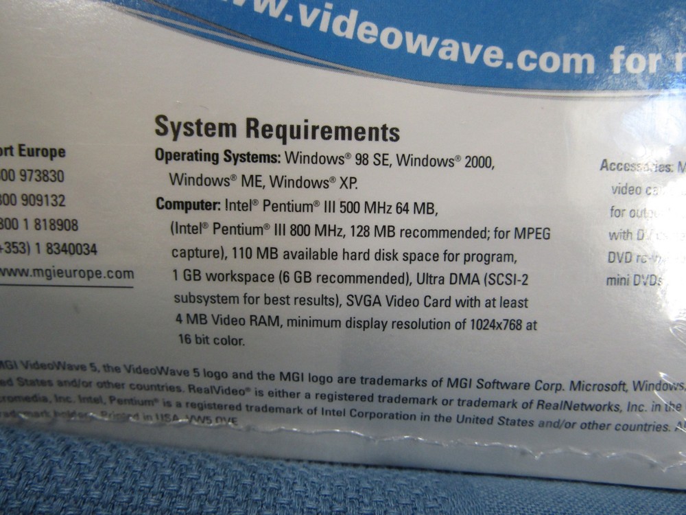 MGI Video wave VERSION 5.0 New!
